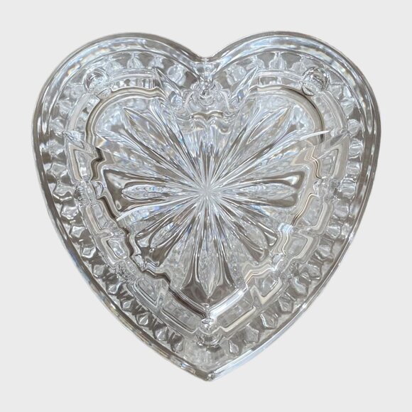Marquis Waterford Crystal Covered Heart Box 3'' Jewelry Trinkets New Opened Box - Picture 4 of 14